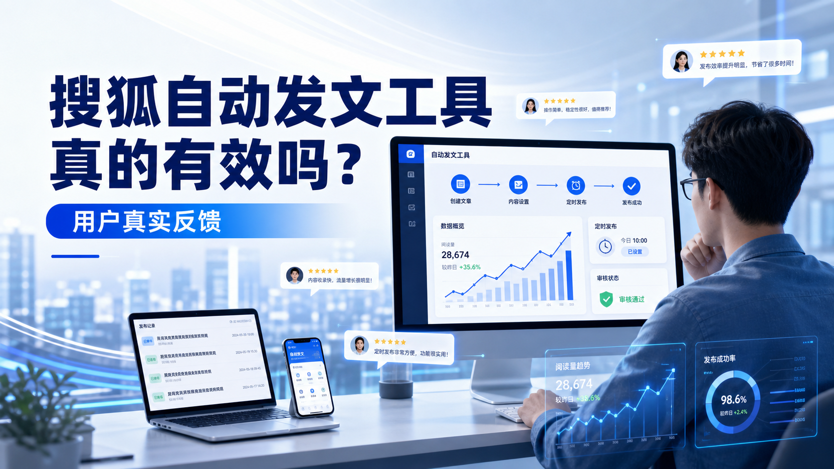 搜狐自动发文工具真的有效吗？马鞍山用户的真实反馈
